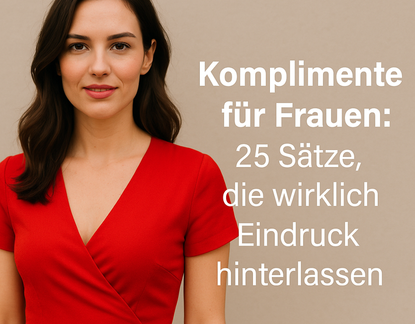Komplimente für Frauen.