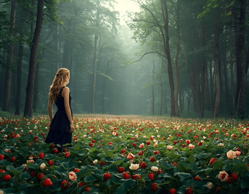 Erdbeerwiese im Cold Reading erzeugt Nähe, Sinnlichkeit und emotionale Verbindung